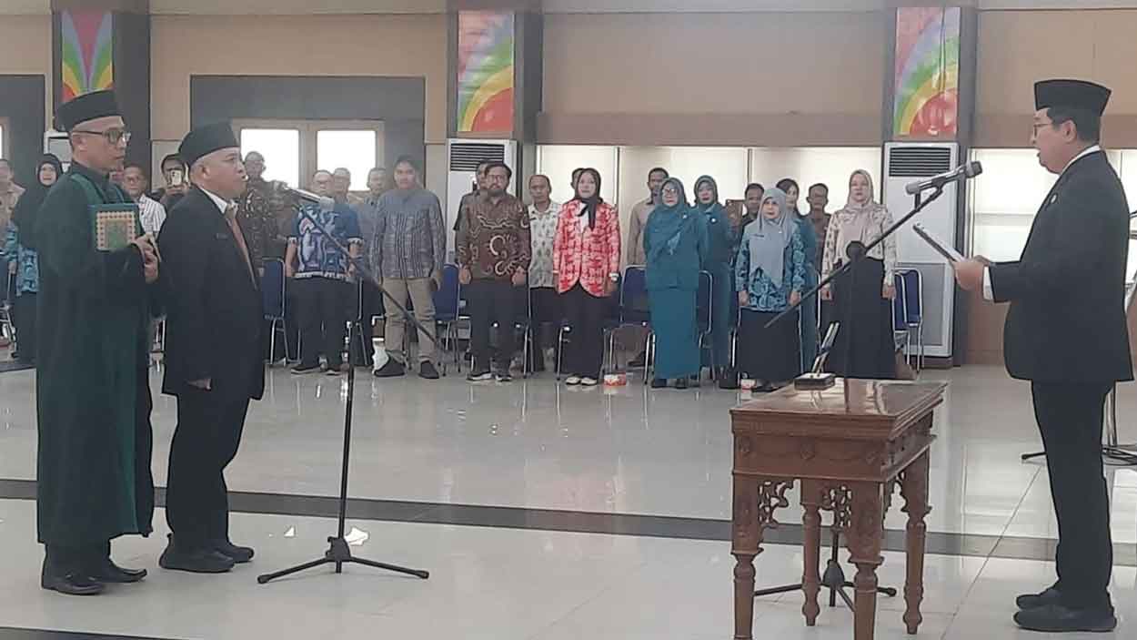 Hendri Yani Resmi Jabat Pj Sekda Beltim, Bupati Tegaskan Bukan karena Kedekatan