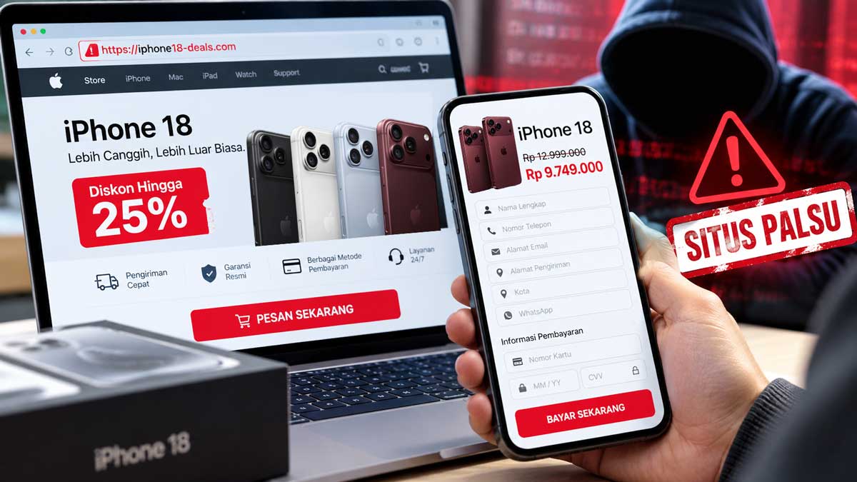 Modus Penipuan iPhone 18, Situs Palsu Tawarkan Diskon hingga 25 Persen