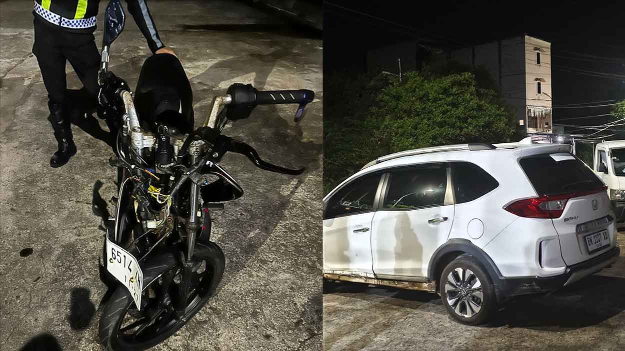 Kecelakaan Adu Kambing Mobil dan Motor di Manggar, Polisi Usut Mobil Dinas Ketua KPU Beltim