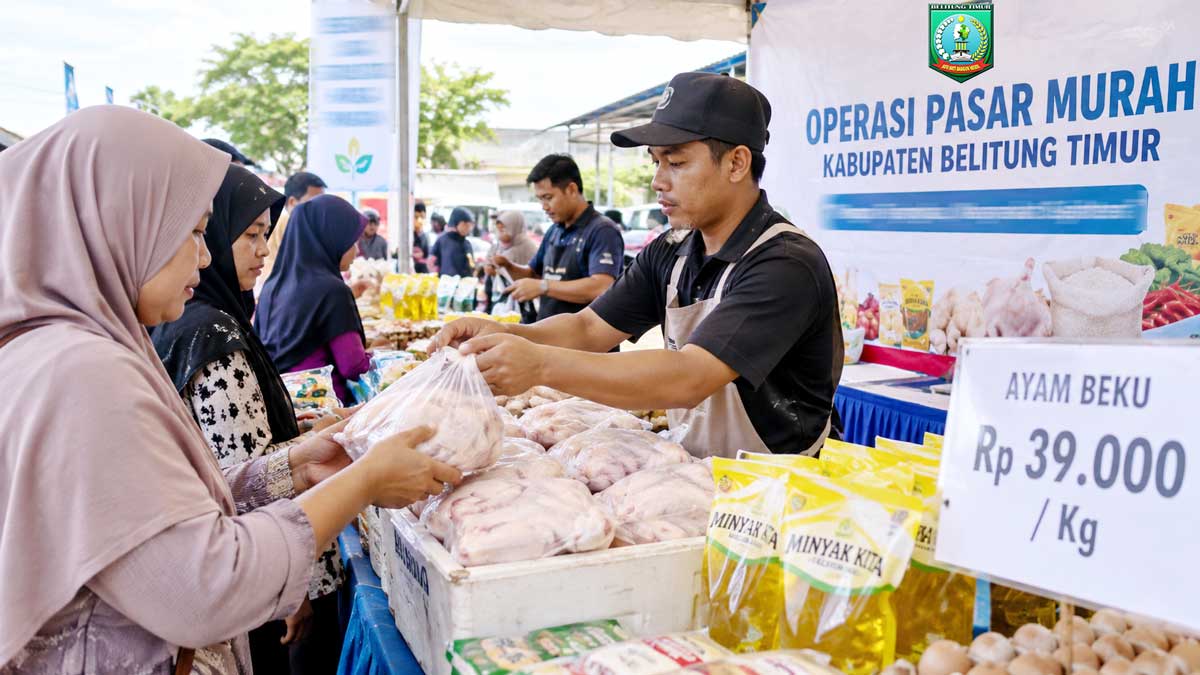 Jadwal Operasi Pasar Murah di 7 Kecamatan Beltim 2026, Ayam Beku Rp39 Ribu