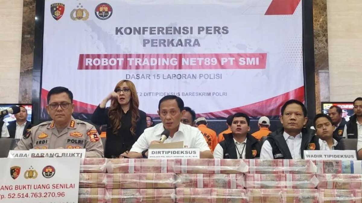 Kasus Robot Trading Net89: Polisi Sita Aset Fantastis Rp1,5 Triliun, Ini 3 Tersangka yang Masih Buron