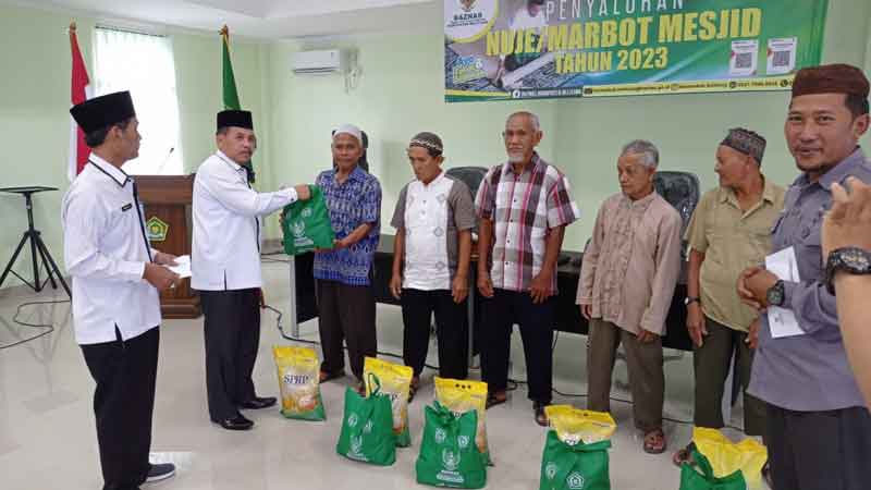 104 Nuje di Tanjungpandan Dapat Bantuan dari Baznas Belitung