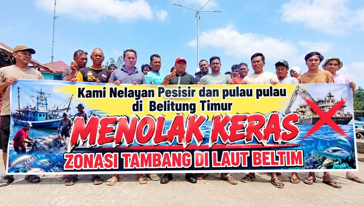 HNSI Beltim dan Nelayan Tolak Zona Tambang serta Kapal Isap, Khawatir Ekosistem Rusak