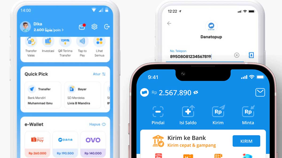 Cara Aman Top Up DANA via Bank Mandiri, Praktis dan Cepat!