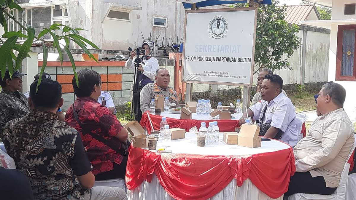 Jelang Sertijab, Kapolres Beltim Titip Pesan Perkuat Kemitraan Polri dan Insan Pers