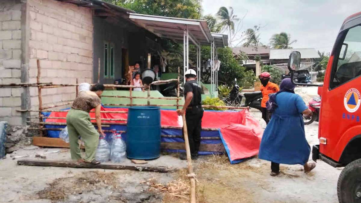 Kekeringan Meluas, BPBD Belitung Salurkan 1,01 Juta Liter Air Bersih ke 12.408 Jiwa