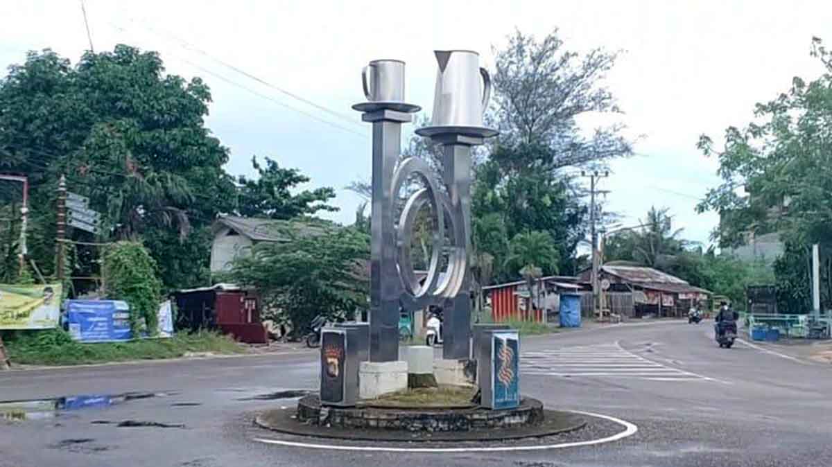 Tugu 1001 Warung Kopi Belitung Timur Dipercantik, Siap Jadi Spot Selfie Baru Wisatawan