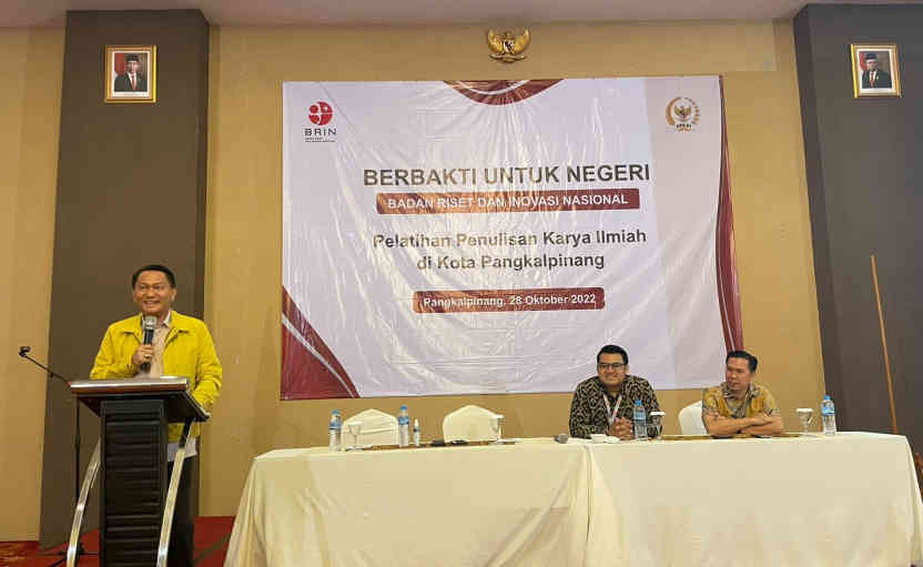 Bambang Patijaya Gandeng BRIN Gelar Pelatihan Karya Tulis Ilmiah Bagi Mahasiswa 