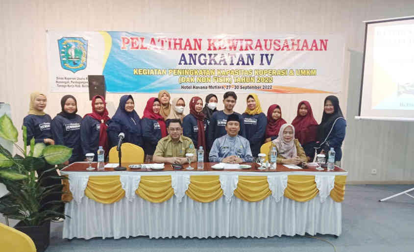 30 Pelaku Usaha di Belitung Ikuti Pelatihan Kewirausahaan