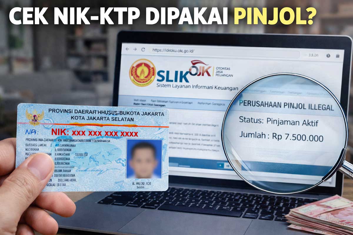 Cara Mudah Cek NIK KTP Dipakai Pinjol atau Tidak, Bisa Online Lewat OJK