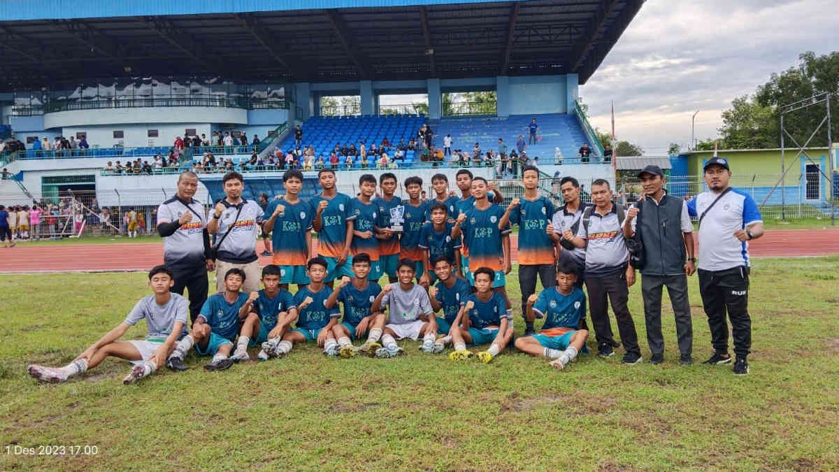 Tim KOP SS Belitung Gagal Raih Juara di Final Piala Soeratin U15 Babel 2023