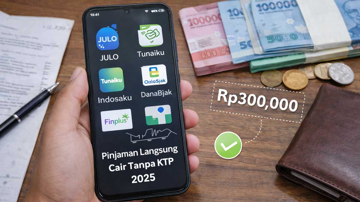 Daftar Pinjaman Langsung Cair Tanpa KTP 2025, Solusi Saat Butuh Dana Cepat