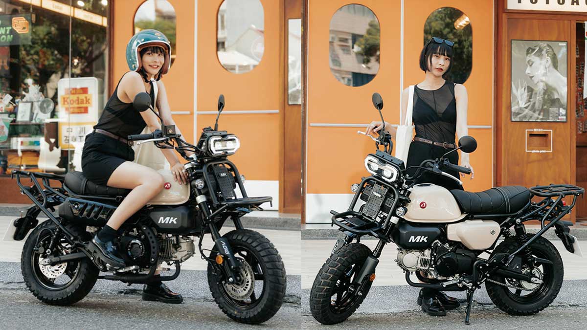 Penantang Honda Monkey, Aeon Motor MK150 Hadir dengan Konsep Adventure Mini