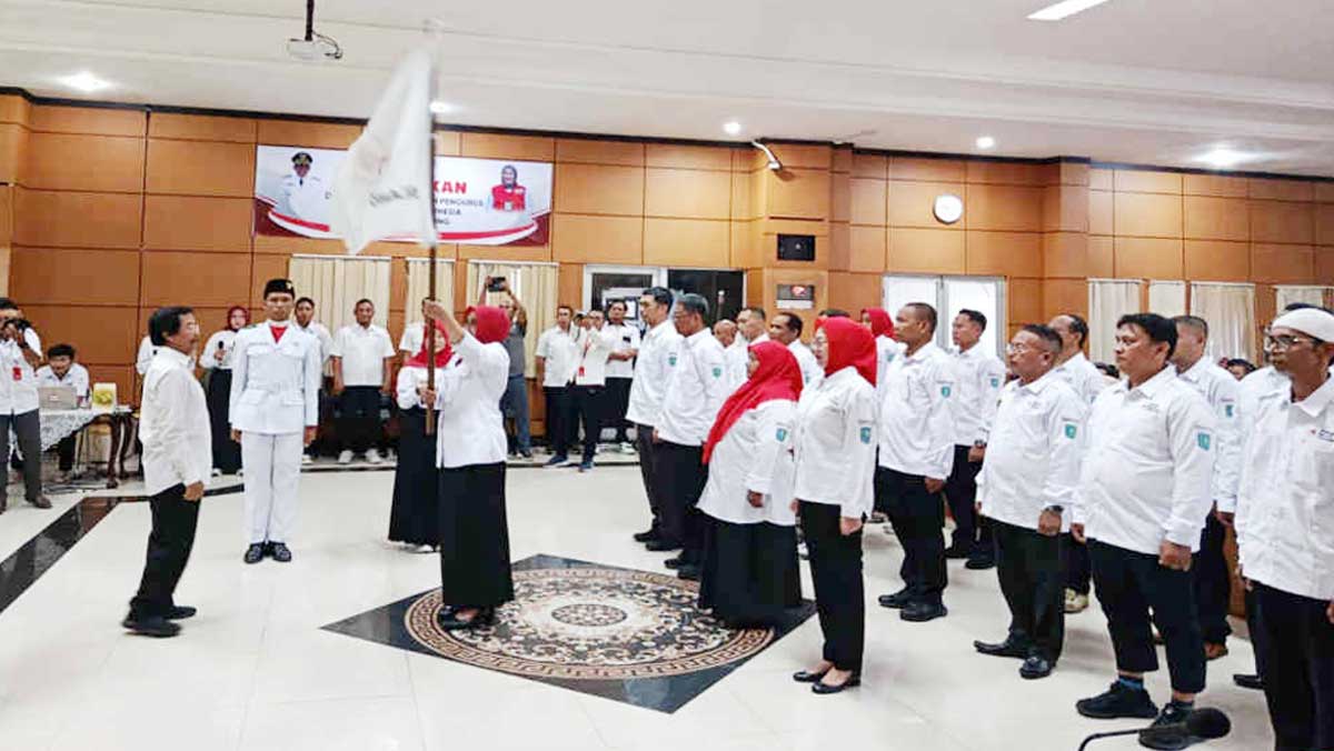 Usai Dilantik, Ketua Baru PMI Belitung Langsung Siapkan Program Ini