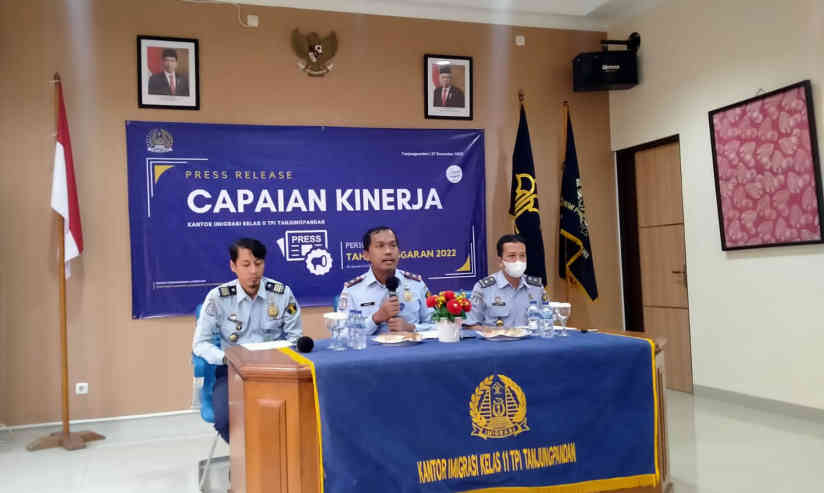 Imigrasi Tanjungpandan Catatkan PNBP 2022 Rp 1,1 Miliar