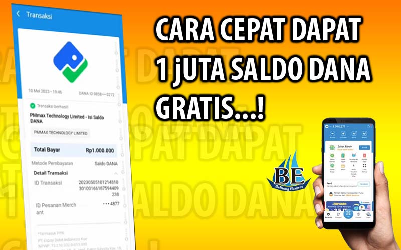 Masuk Sekarang! Dapatkan 1 Juta Saldo Dana Kaget Gratis dari Aplikasi Ini, Cair Terbukti Membayar