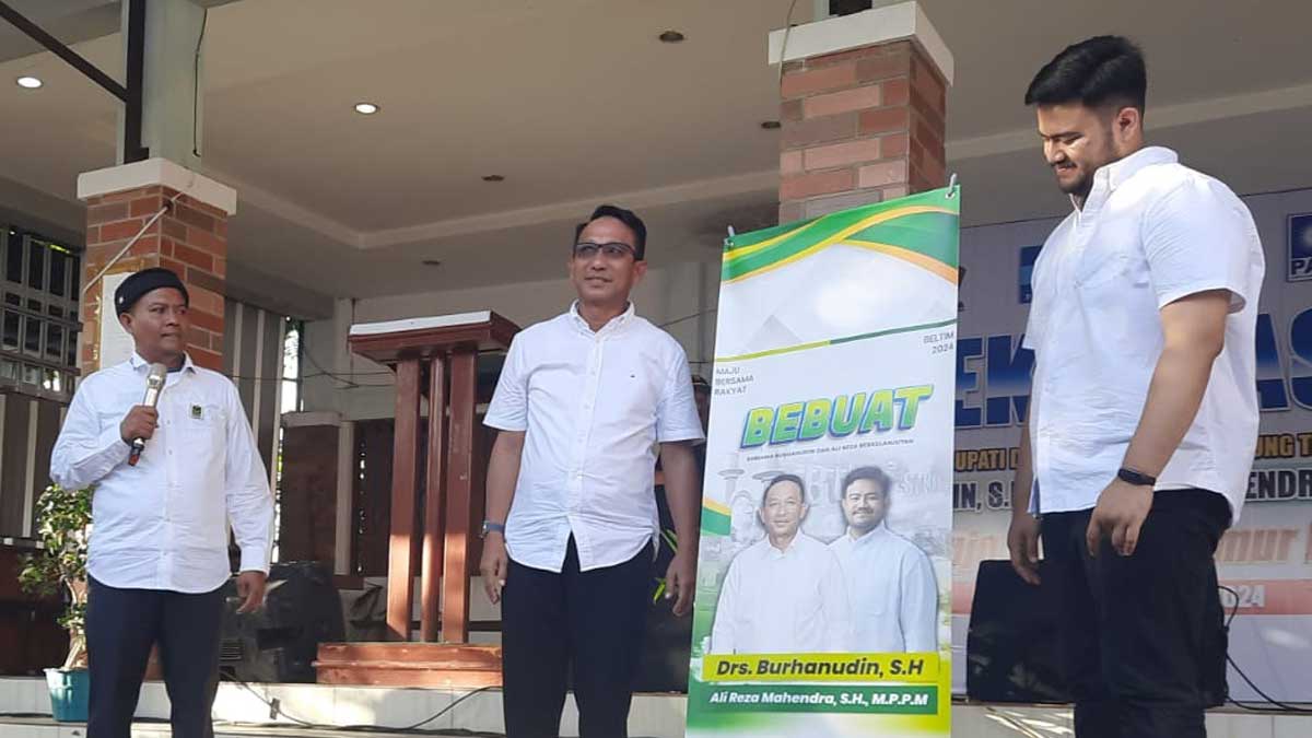 Deklarasi Pilkada Beltim 2024: Pasangan Burhanudin - Ali Reza Mahendra Siap Lanjutkan Pembangunan