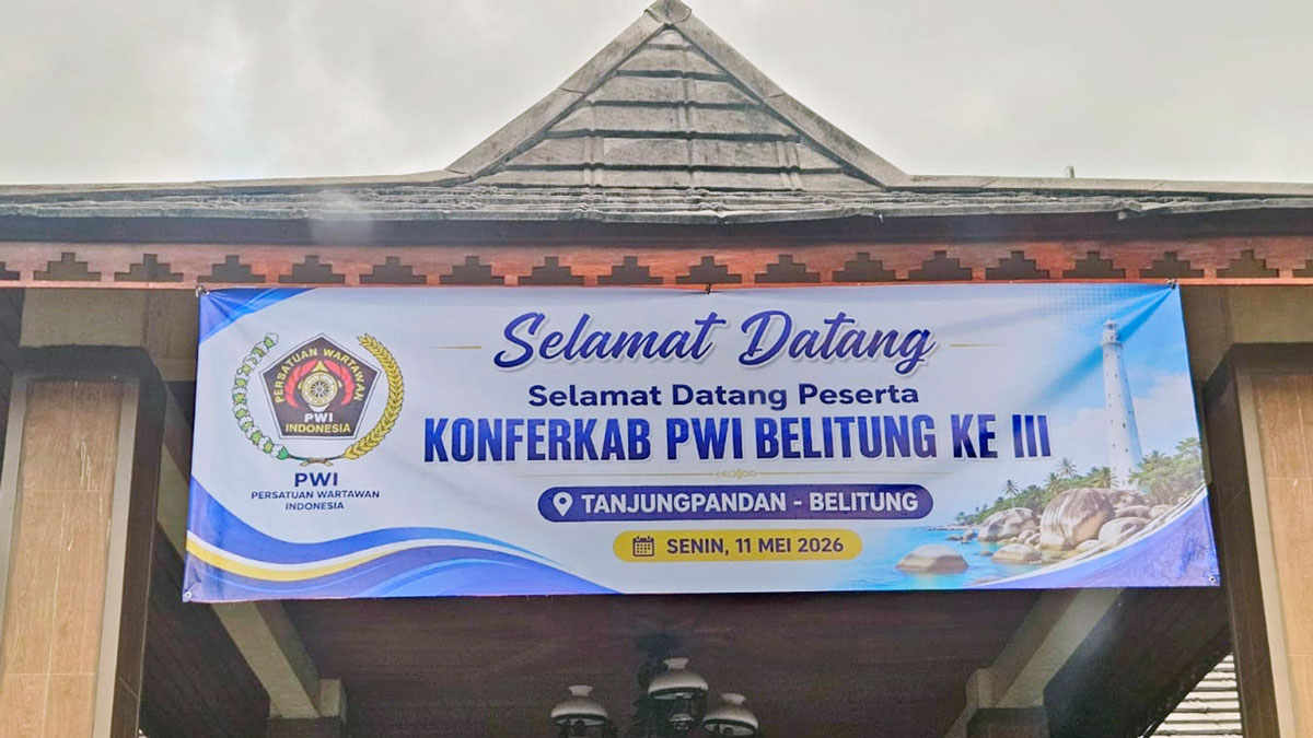 Konferkab PWI Belitung 2026 Digelar, 3 Kandidat Perebutkan Kursi Ketua
