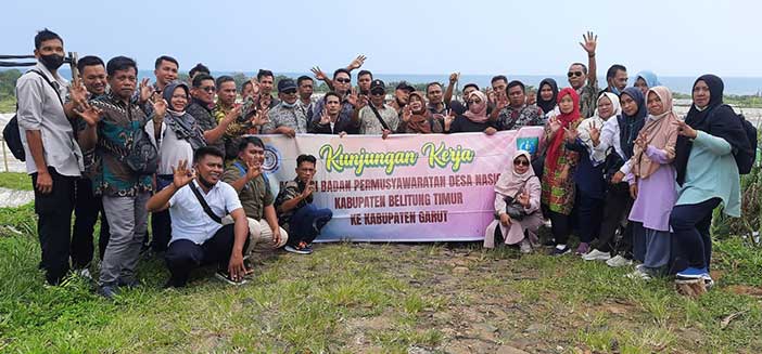 Kunjungi Garut, Forum BPD Belitung Timur Belajar Tambak Udang