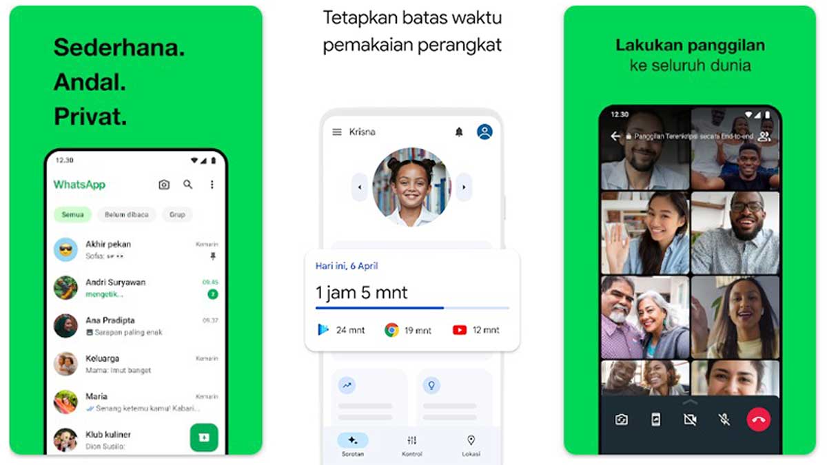 6 Aplikasi Pantau WhatsApp Anak Terbaik 2025, Bisa Lacak Lokasi & Aktivitas Online