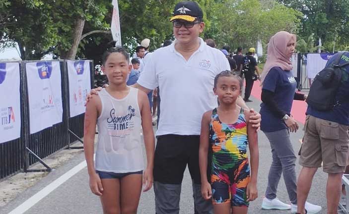 Dolphin SC Raih 5 Medali di Kejurprov Youth Aquathlon Belitung, Pingkan Juara Sprint Distance
