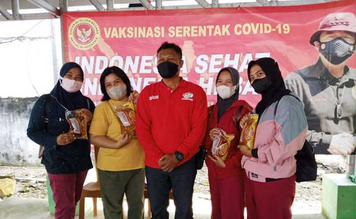 255 Nakes Belitung Telah  Menerima Vaksin Penguat Dosis Kedua