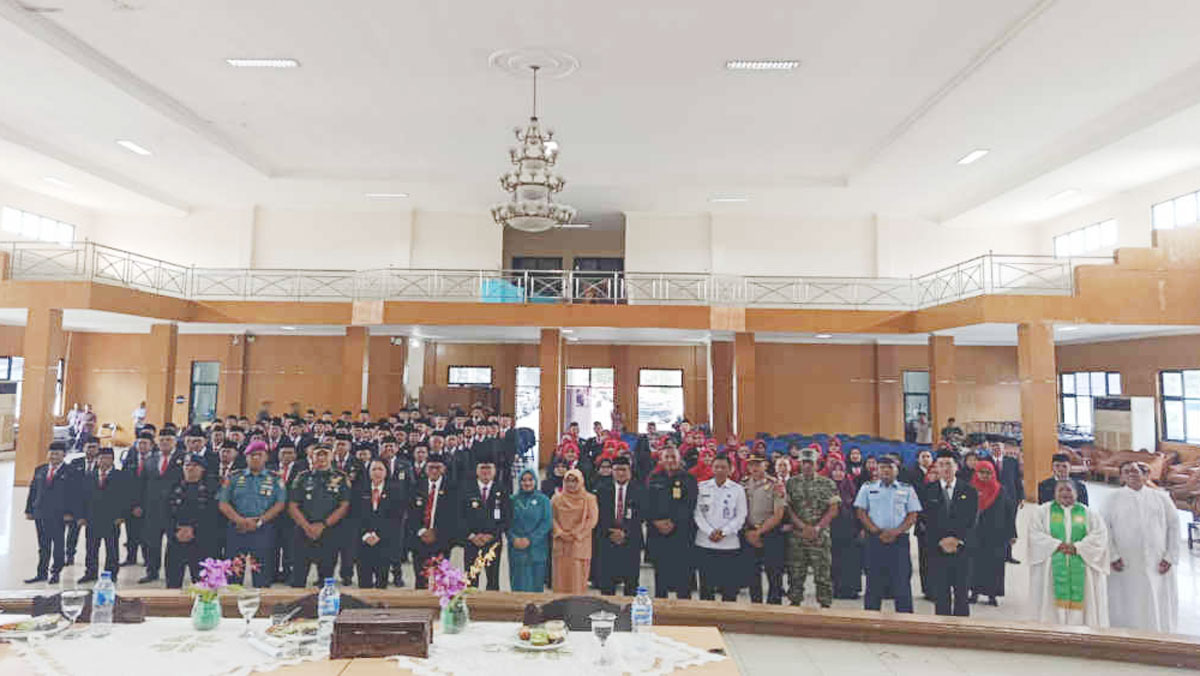 136 Pejabat Pemkab Belitung Dilantik, Bupati Djoni Pastikan Tanpa Intervensi