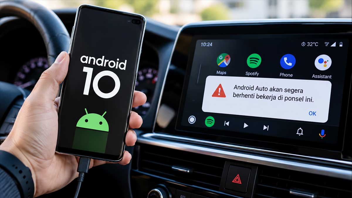 Jutaan Pengguna Android 10 Terancam Kehilangan Android Auto, Google Beri Peringatan