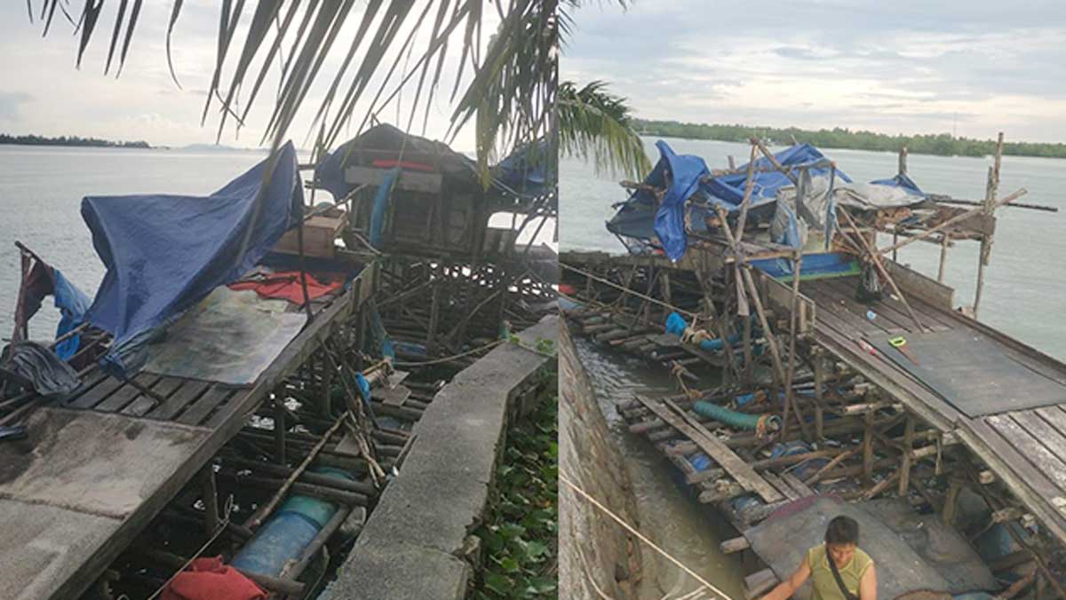 Satgas Halilintar Sikat Ponton Timah Ilegal di Sungai Pilang, Usai Tabrak Kabel Sutet PLN Belitung