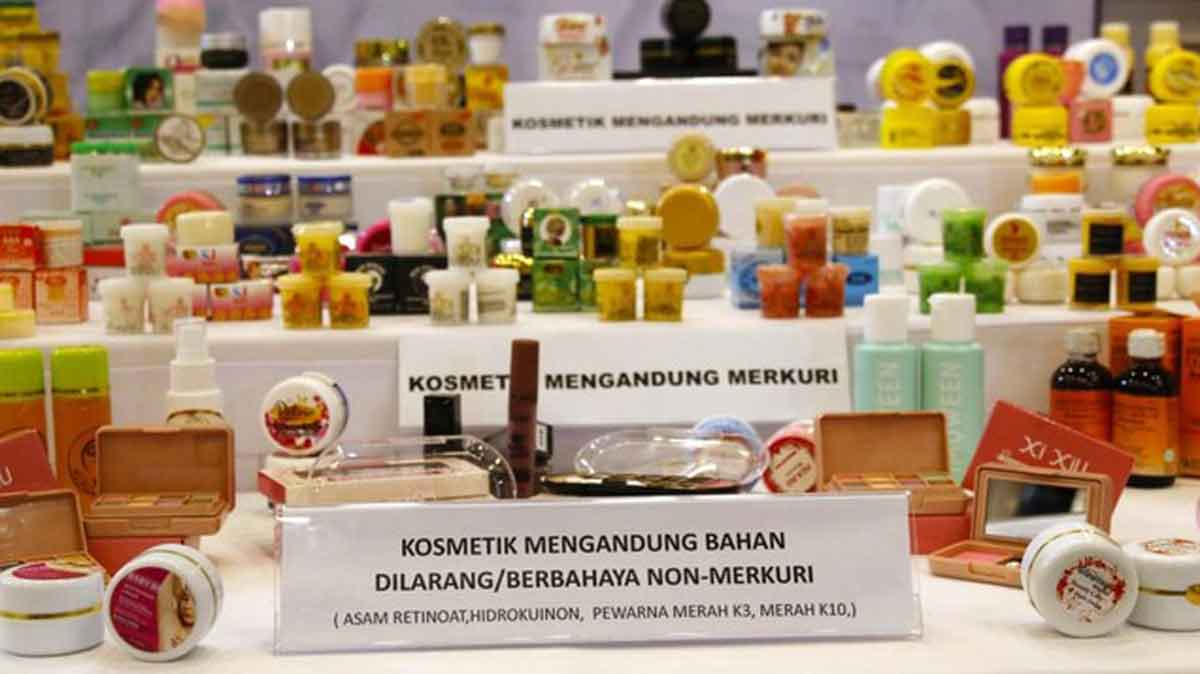 Setahun Lebih, 181 Jenis Kosmetik Berbahan Baku Terlarang Ditemukan BPOM