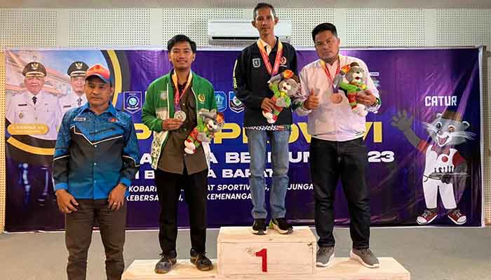 Tim Catur Raih Medali Emas, Belitung Bertahan di Peringkat 6 Klasemen Porprov Babel 2023
