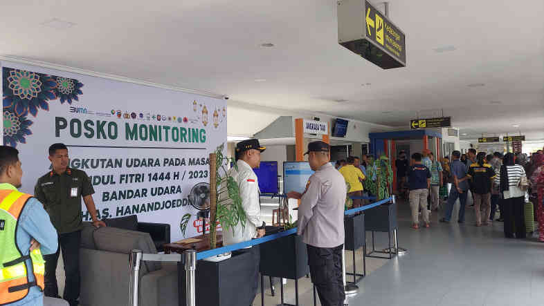 Bandara H.AS Hanandjoeddin Siap Layani Arus Mudik dan Balik Lebaran, Buka Posko Monitoring Terpadu
