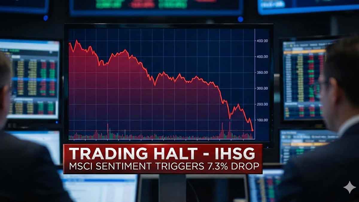 IHSG Anjlok 7,3 Persen Hingga Trading Halt Akibat MSCI, Indonesia Terancam Turun Kasta?