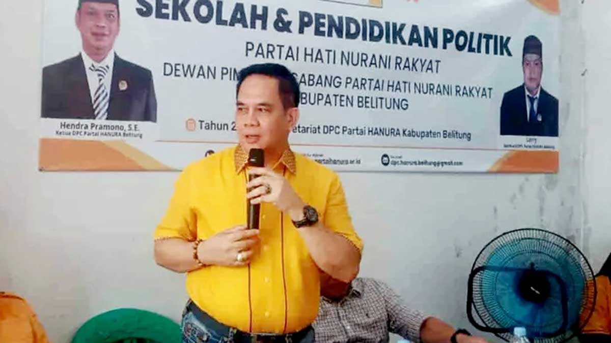 Hanura Usung Adik Mantan Ketua KPK di Pilkada Belitung 2024, Sebagai Bakal Calon Bupati