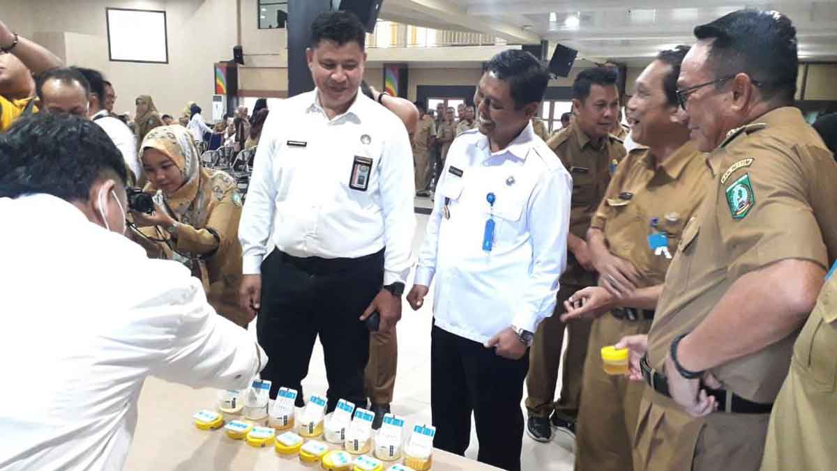 BNNK Belitung Tes Urine Mendadak 156 Pegawai Pemkab Beltim, Hasilnya Melegakan
