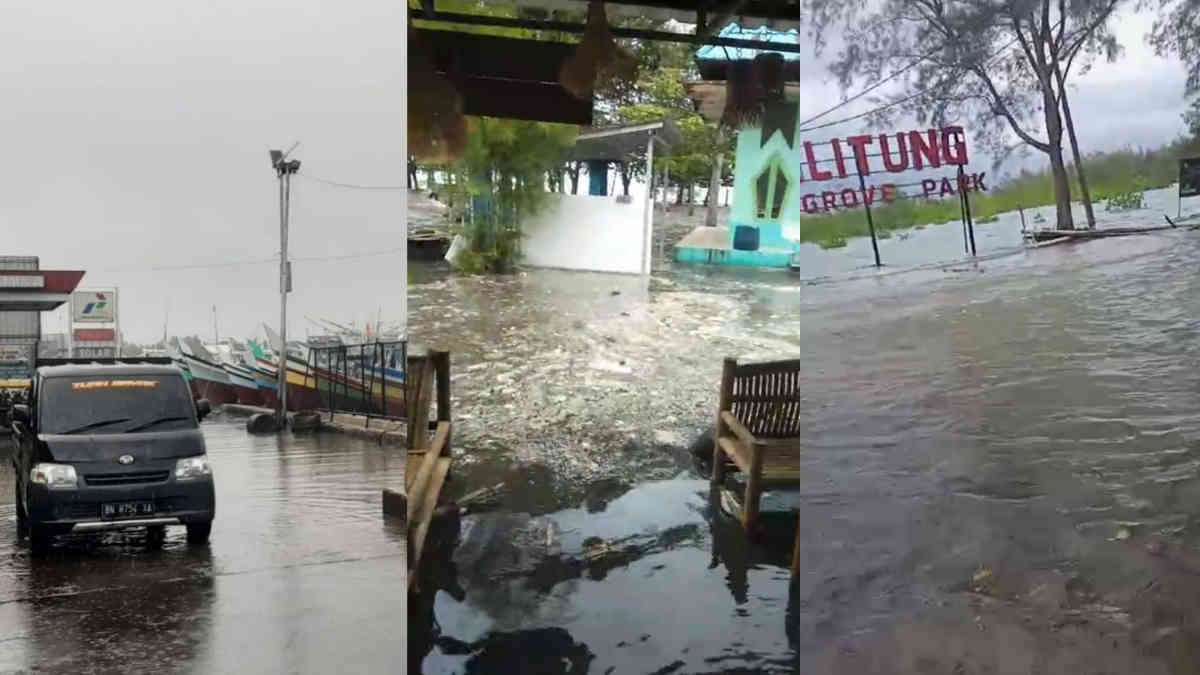 Banjir Rob Rendam Pesisir Belitung, Kejadian 2006 Kembali Terulang