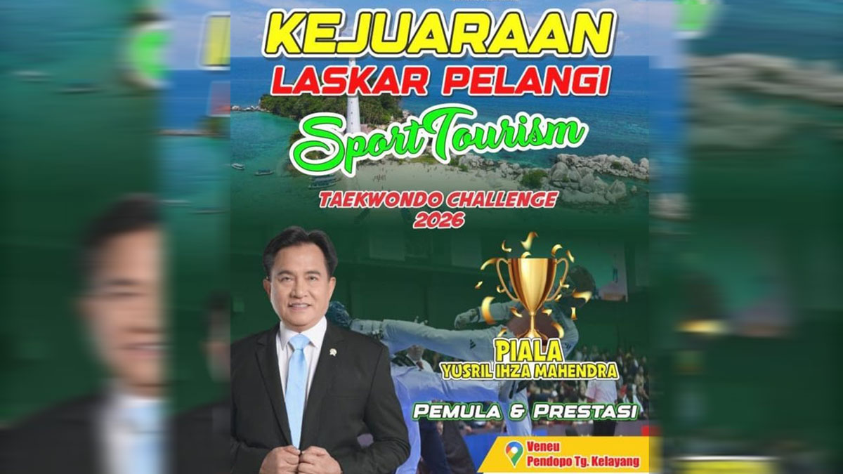 Taekwondo Challenge 2026 di Belitung Angkat Sport Tourism, 600 Atlet Siap Tanding
