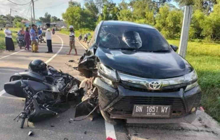 Kecelakaan di Jalan Pantai Serdang, Ngebut Nmax Hantam Avanza, Begini Nasib Pengendaranya