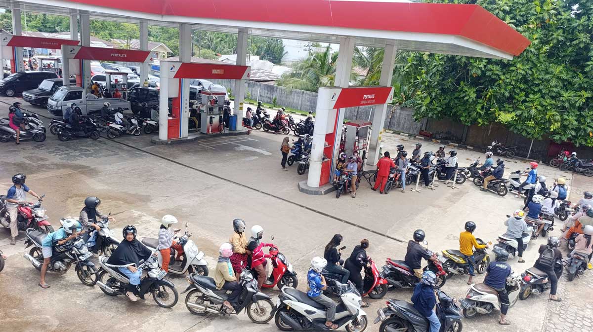 Antrean BBM di Beltim Mengular, Pemkab Bentuk Satgas dan Atur Jam SPBU