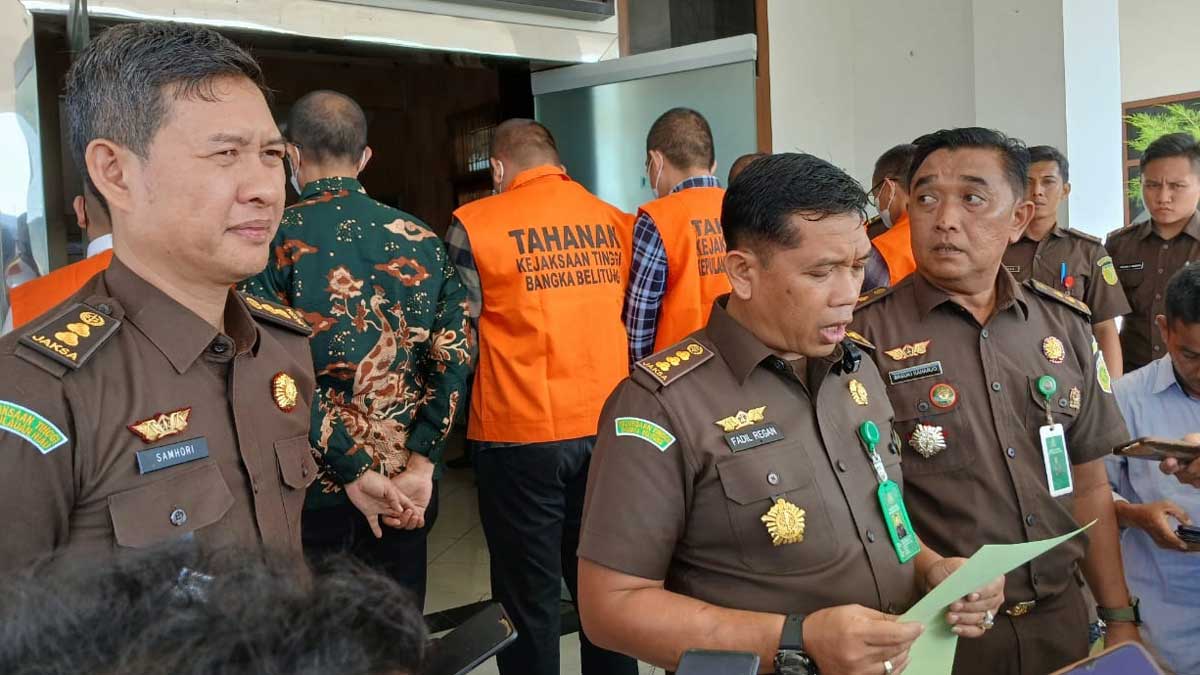 Kejati Tahan 7 Tersangka Kasus Korupsi KUR Bank Sumsel Babel Rp20 Miliar