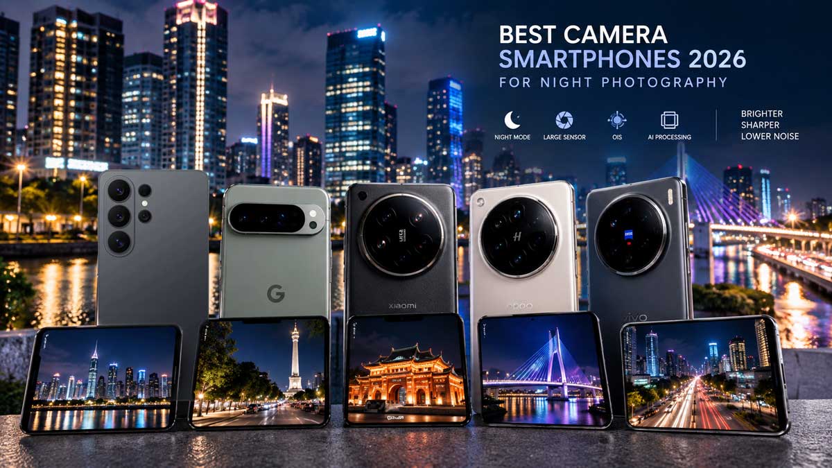 5 Kamera HP Terbaik 2026 untuk Foto Malam, Hasil Tajam dan Minim Noise