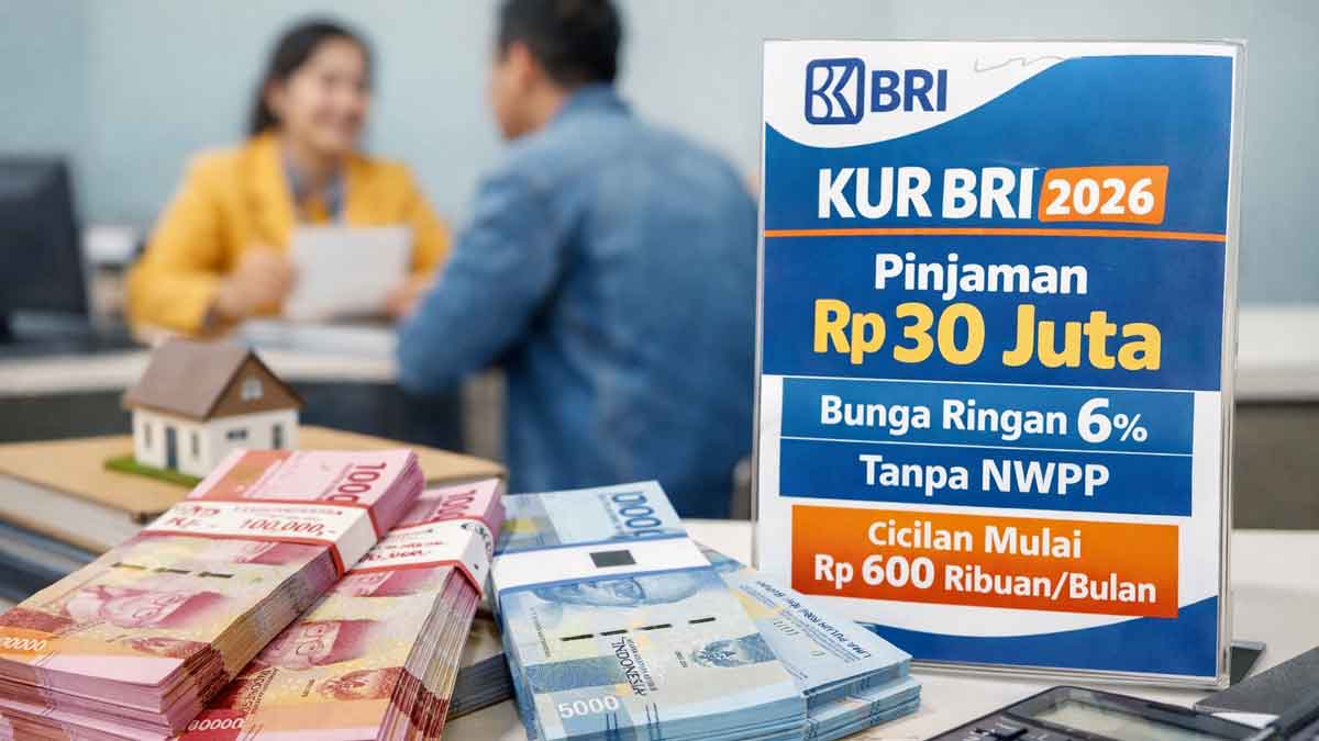 Syarat dan Cicilan Pinjaman KUR BRI 2026 Rp 30 Juta, Mudah dan Angsuran Ringan