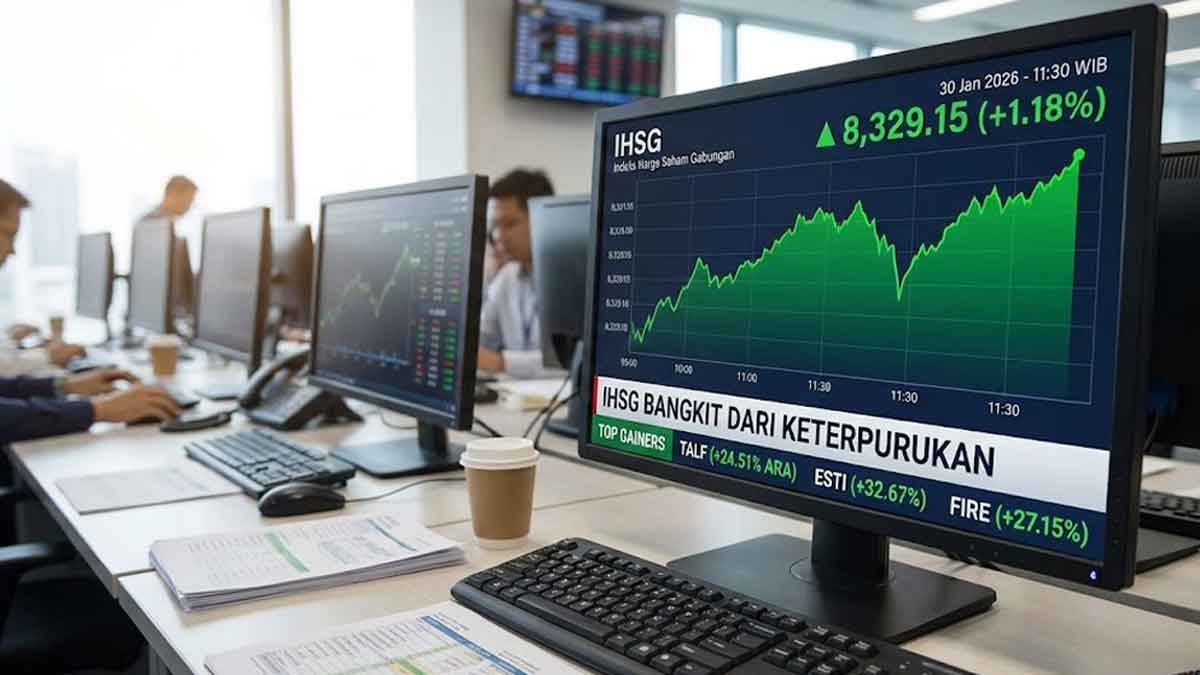 IHSG Bangkit dari Keterpurukan 30 Januari 2026, Deretan Saham Ini Mentok ARA