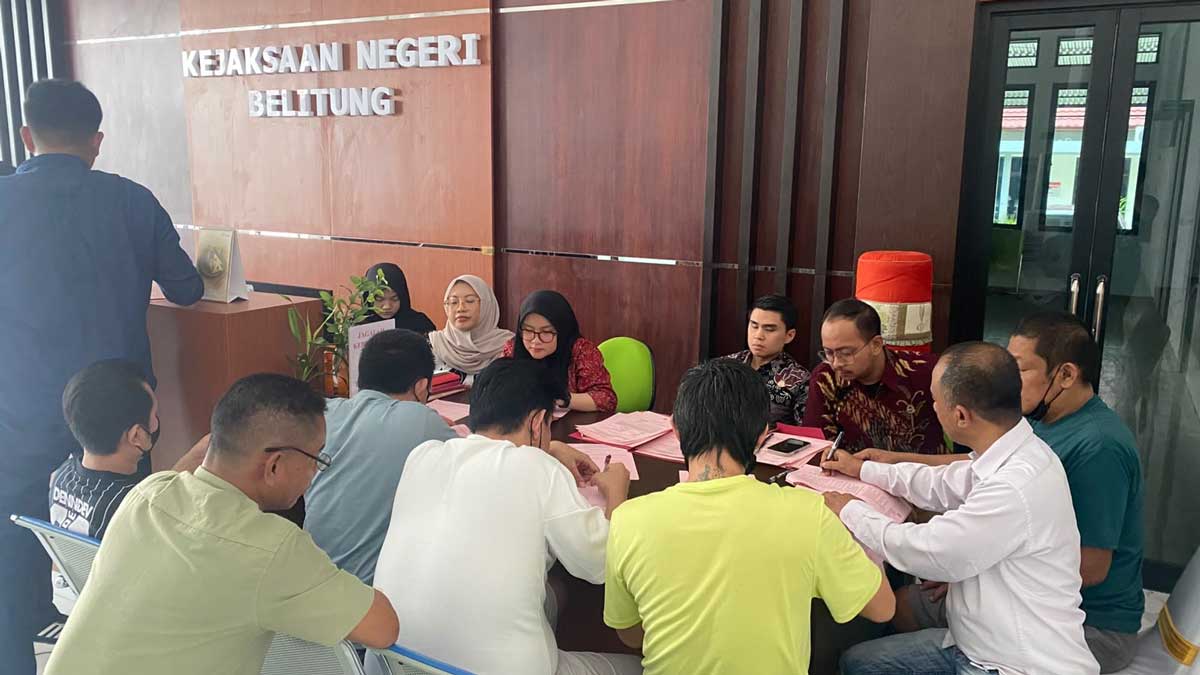 Kasus 52,5 Ton Pasir Timah Ilegal Belitung, 5 Tersangka Dilimpahkan ke Jaksa