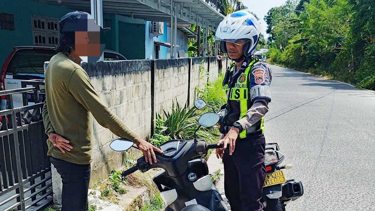 ETLE Handheld Satlantas Polres Belitung Mengintai, Jangan Coba-Coba Melanggar Lalu Lintas!