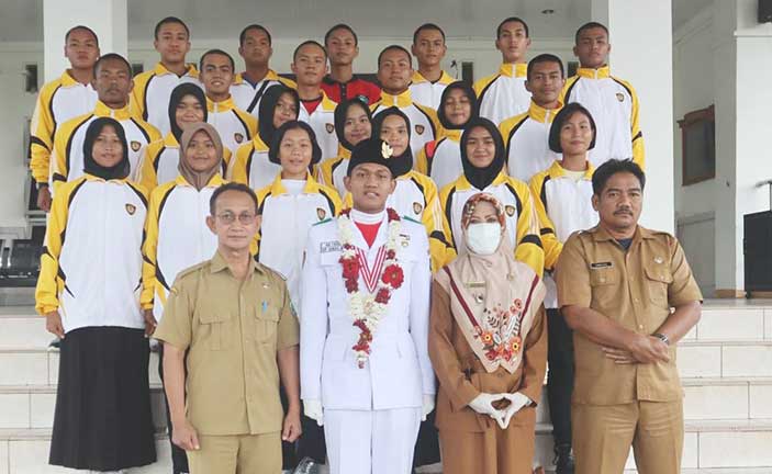 Abi Fadilla Kebanggaan Kabupaten Beltim, Selesaikan Tugas Sebagai Anggota Paskibraka Nasional