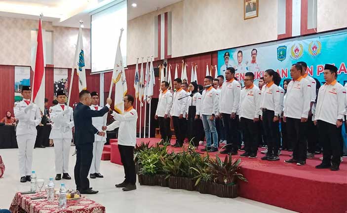 Pengurus KONI Belitung Dilantik, Adi Wijaya Targetkan 3 Besar di Porprov 2023
