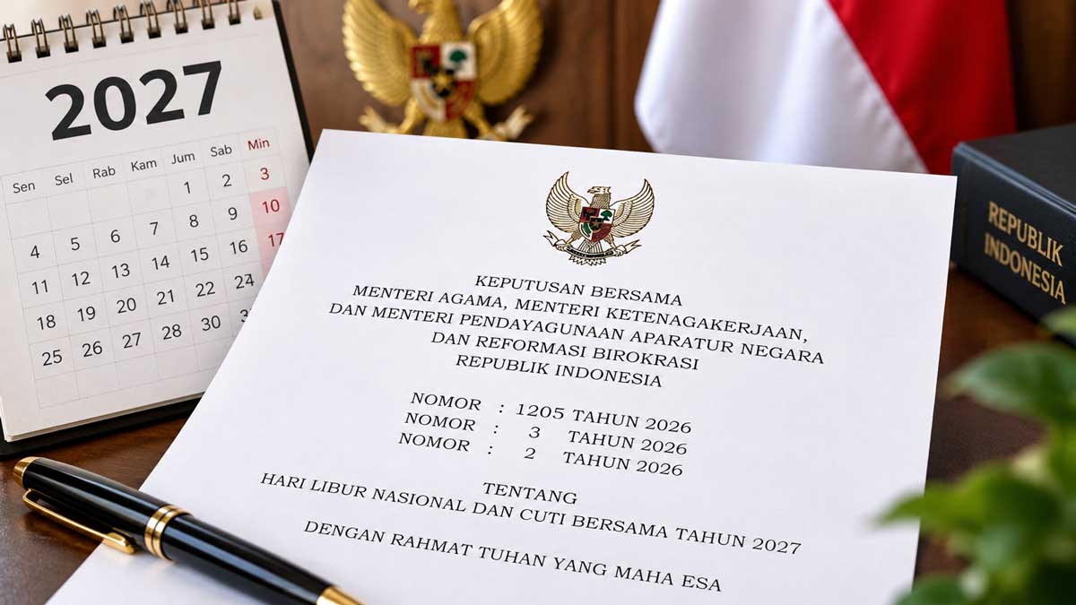 Catat! Daftar Libur Nasional dan Cuti Bersama 2027, Total 26 Hari
