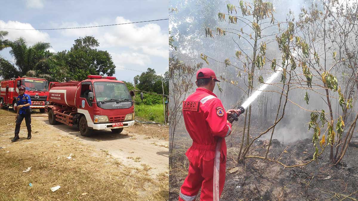Belitung Dikepung Karhutla, 4 Kebakaran Lahan Terjadi Dalam Sehari
