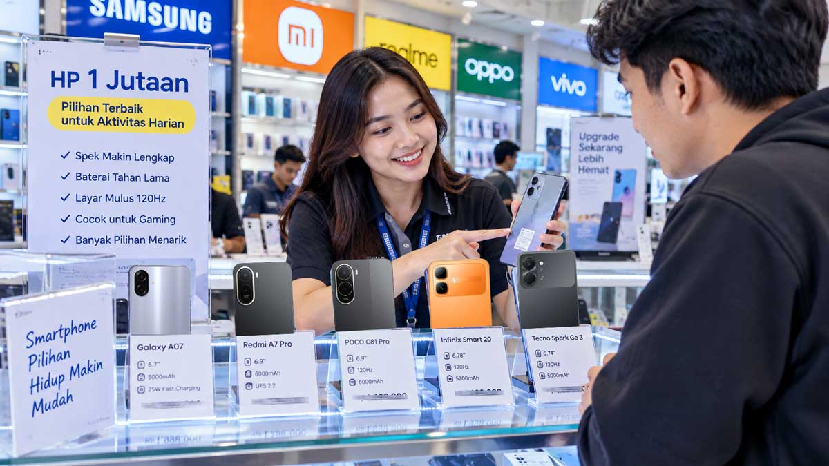 7 HP Murah 1 Jutaan 2026 yang Worth It, Speknya Makin Berani